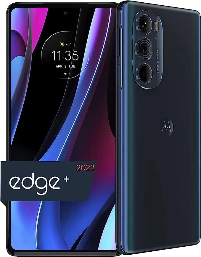 Motorola Edge+ Plus 5G UW 2022 XT2201-4 128GB Blue Verizon/Unlocked - Excellent