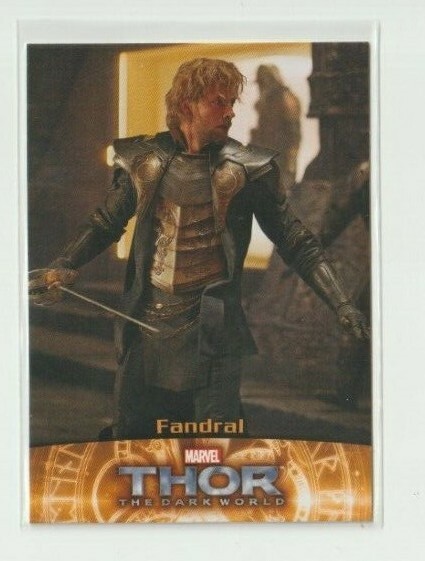 Marvel MCU Thor The Dark World Movie Trading Card #67 Fandral Zachary Levi