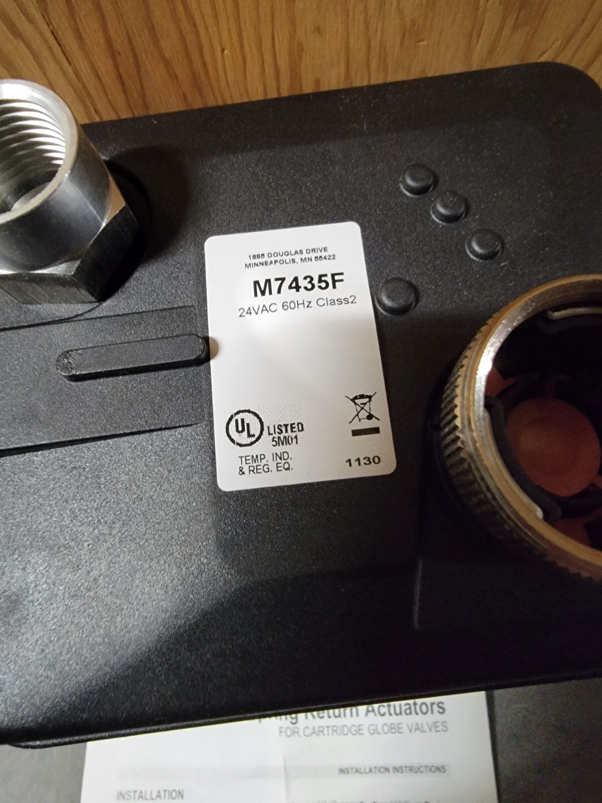 *New Unused* Honeywell M7435F 1001 Spring Return Modulating Valve Actuator