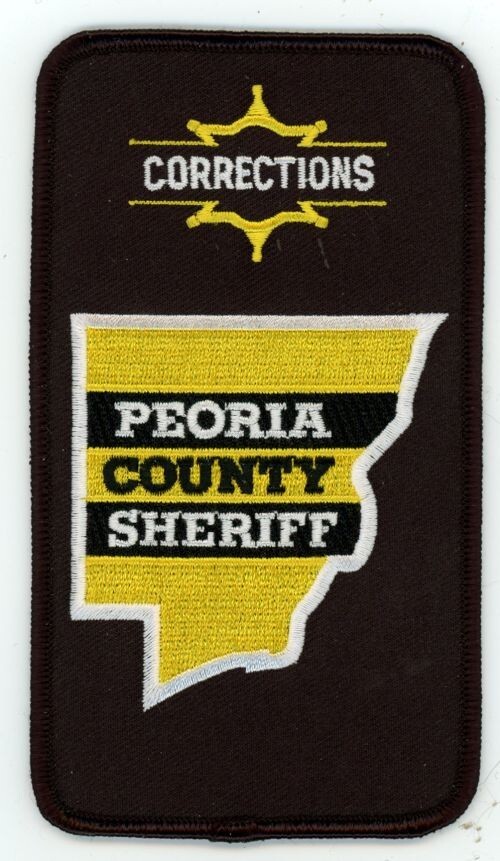 ILLINOIS IL PEORIA COUNTY SHERIFF CORRECTIONS NICE SHOULDER PATCH POLICE