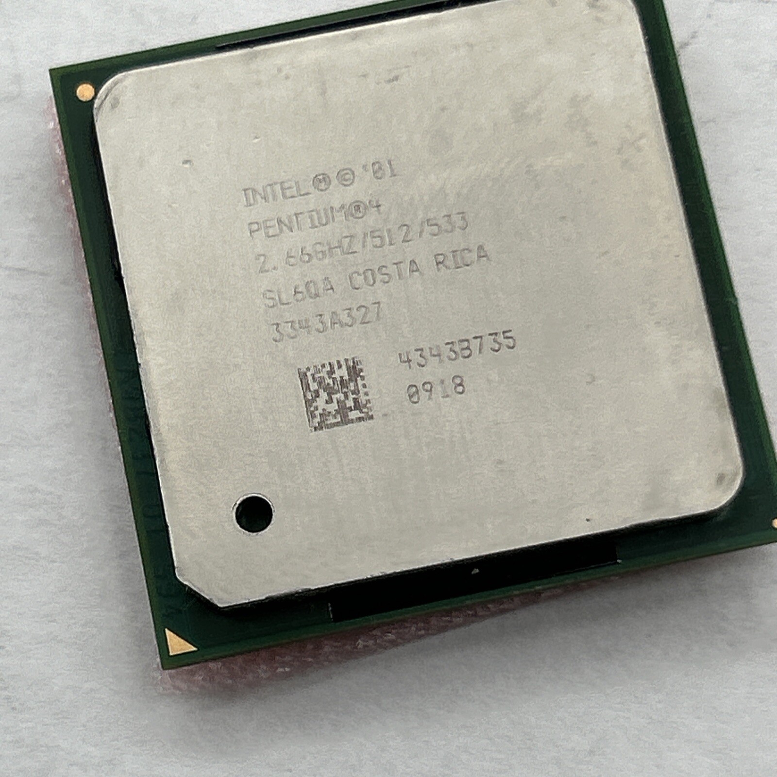 Intel Pentium 4 2.66Ghz P4 Socket 478 CPU SL6PE SL6QA SL6S3 512k cache 533FSB