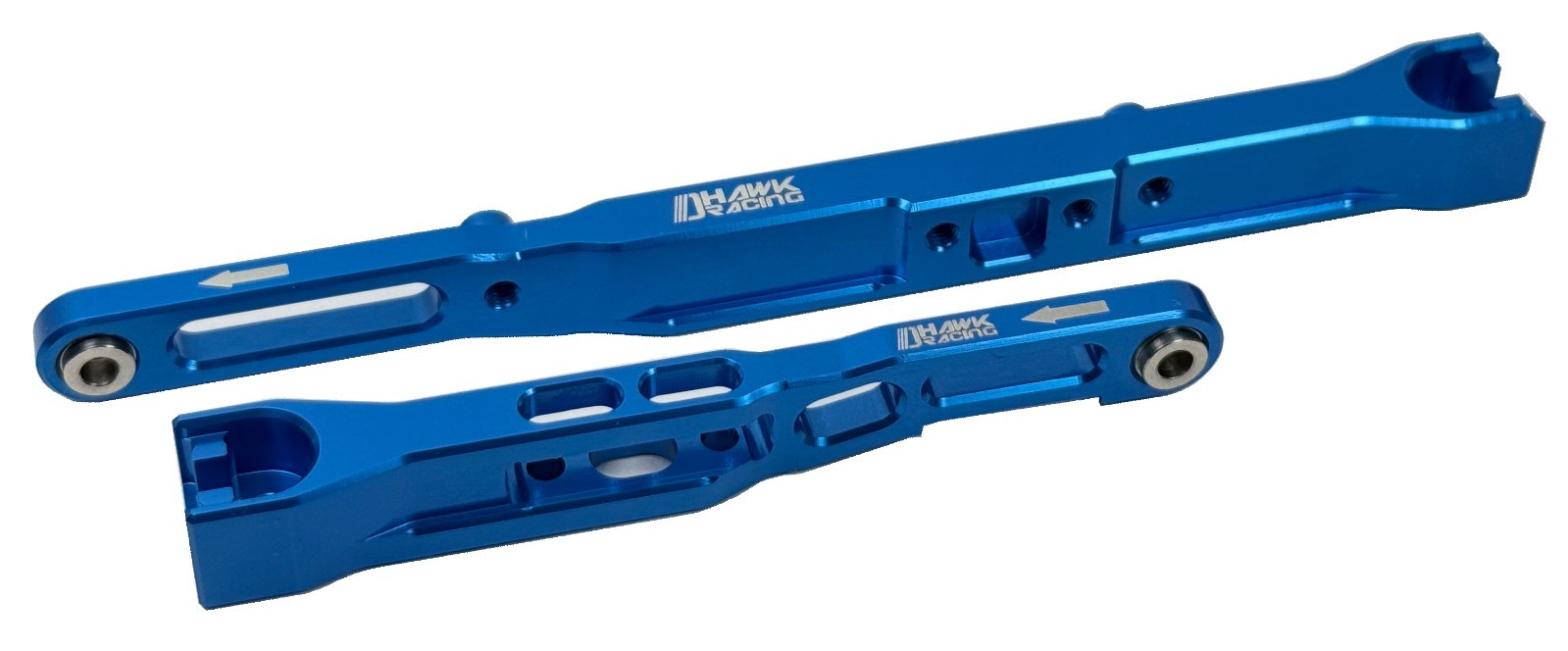 B84 Dhawk Aluminum Chassis Braces (Motor Forward) Blue For Team associated B84