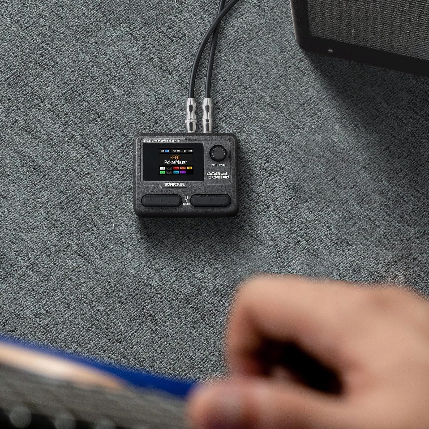 Sonicake Pocket Black Master Electric Guitar Multi-Effects Processor NEW