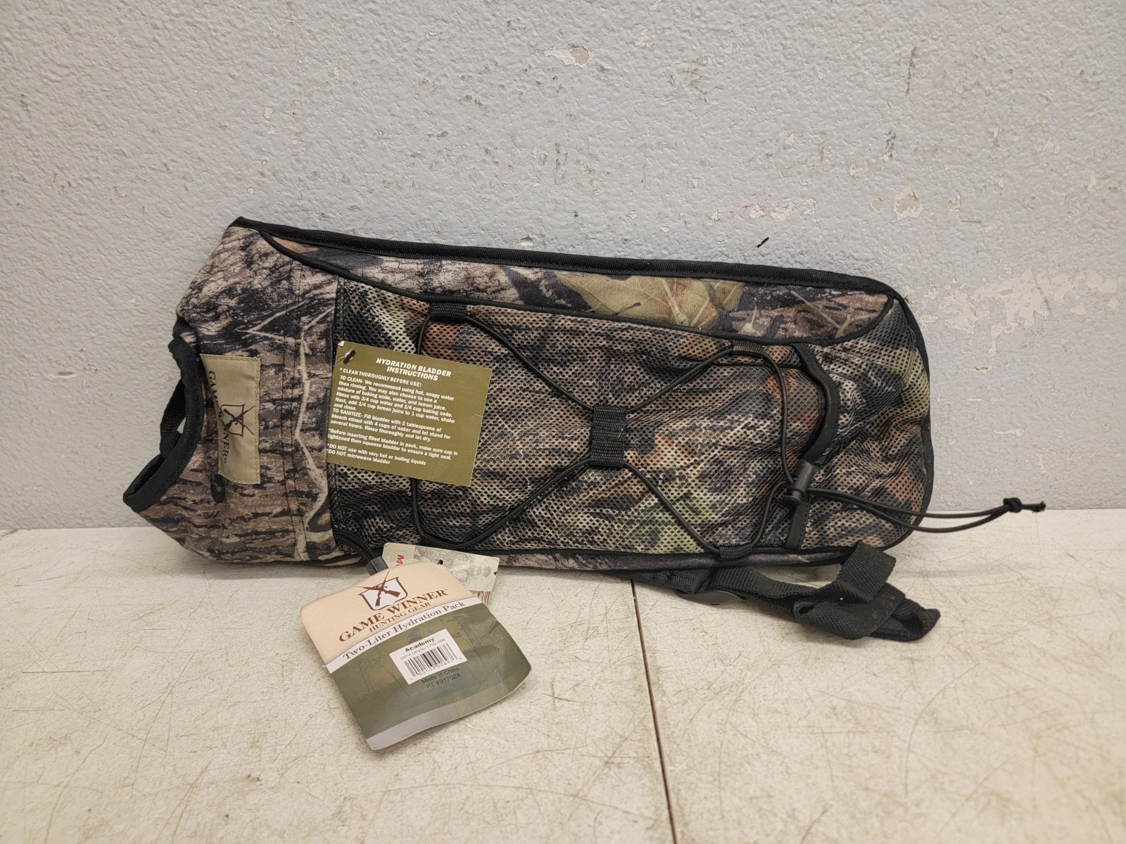game winner hydration pack.