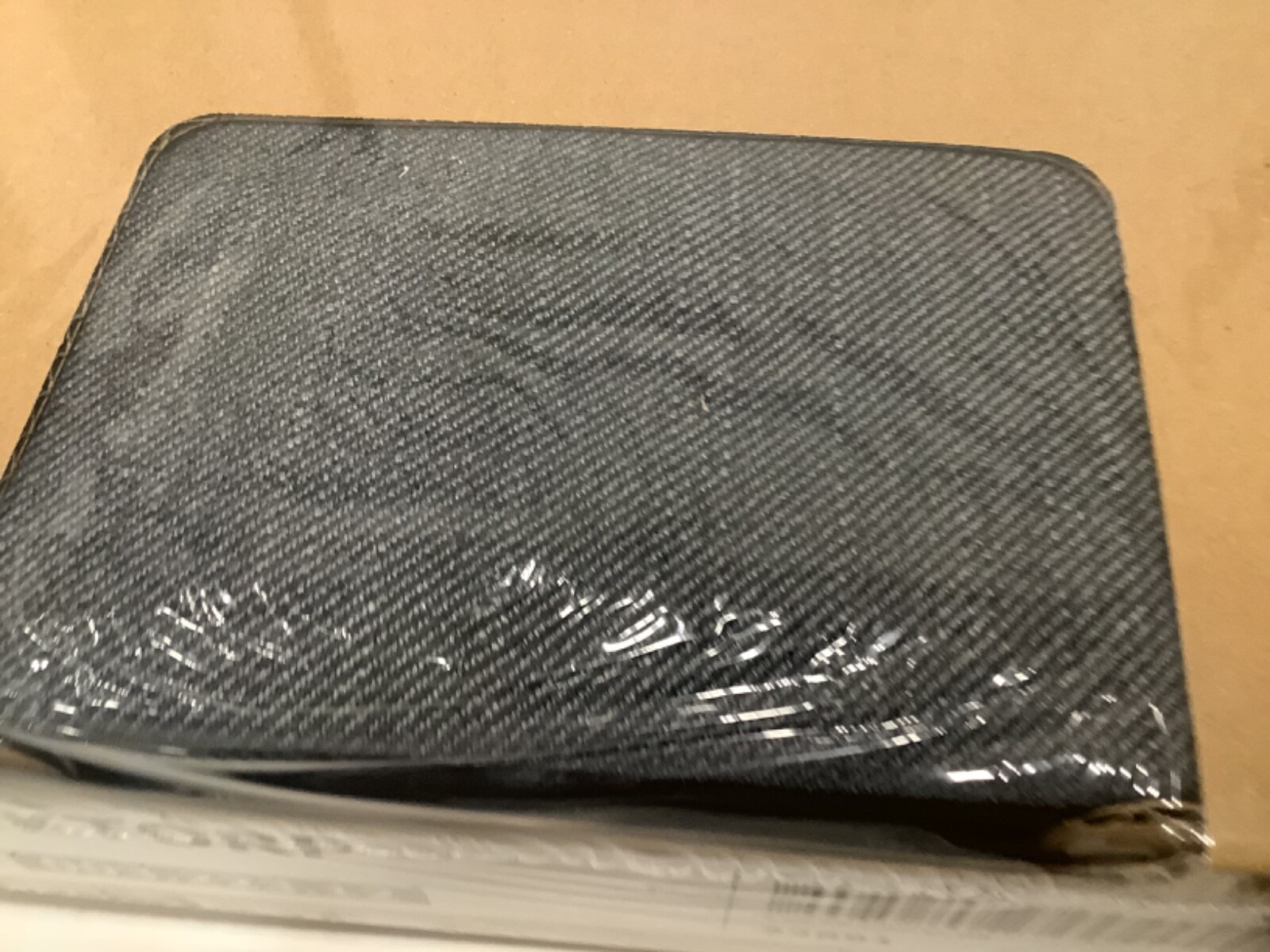 Ikea EKTORP COVER SLIPCOVER FOR Footstool / Ottoman NORDVALLA DARK GRAY New!!
