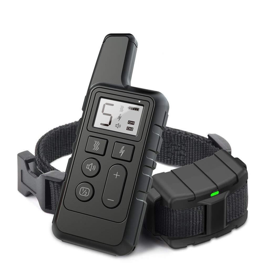 Dog Training Collar Pet Electric Shock Collar Waterproof with Remote For Dogs