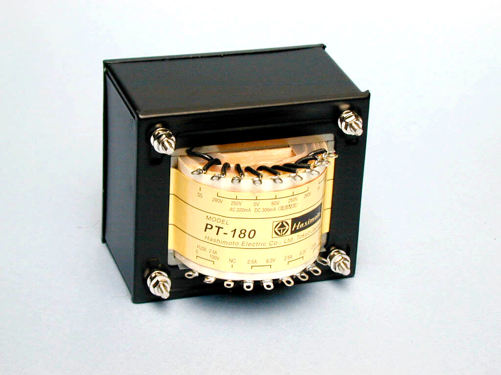 Hashimoto PT-180V 220V Power Transformer 280V-250V-220mA