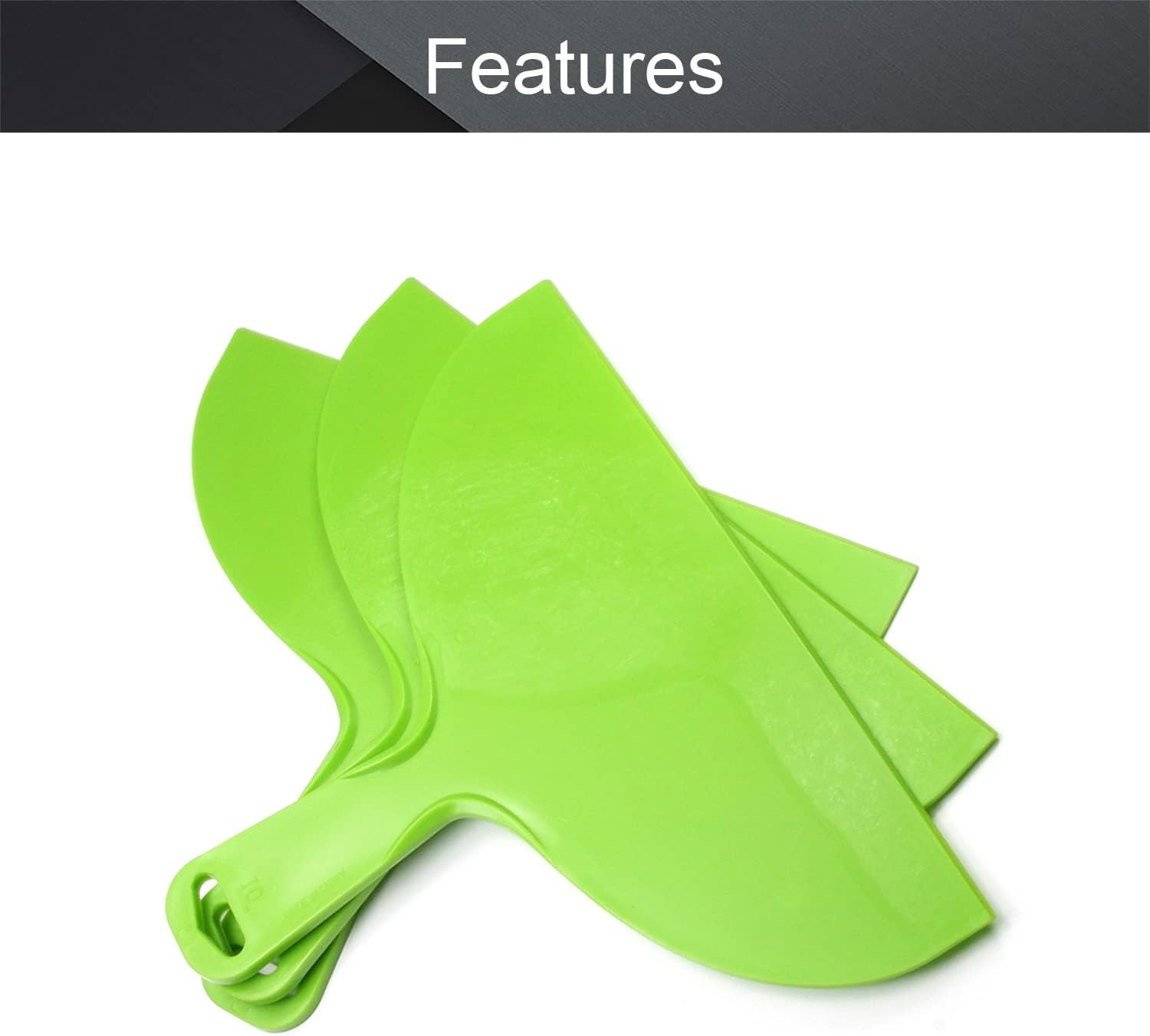Putty Scraper 10" Plastic Flexible Putty Knives Spreader for Taping Drywall Wall