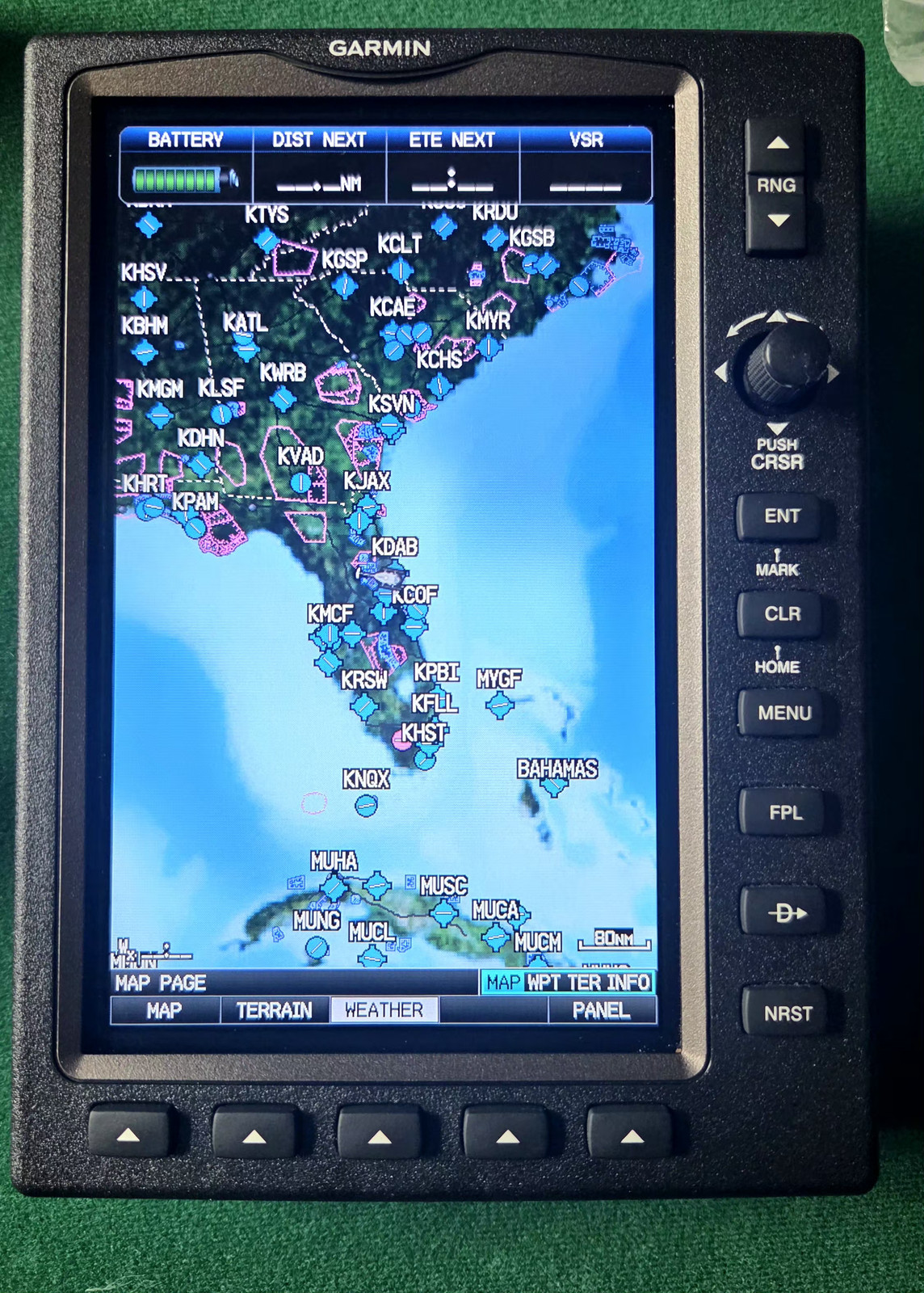 Garmin 696 aviation gps