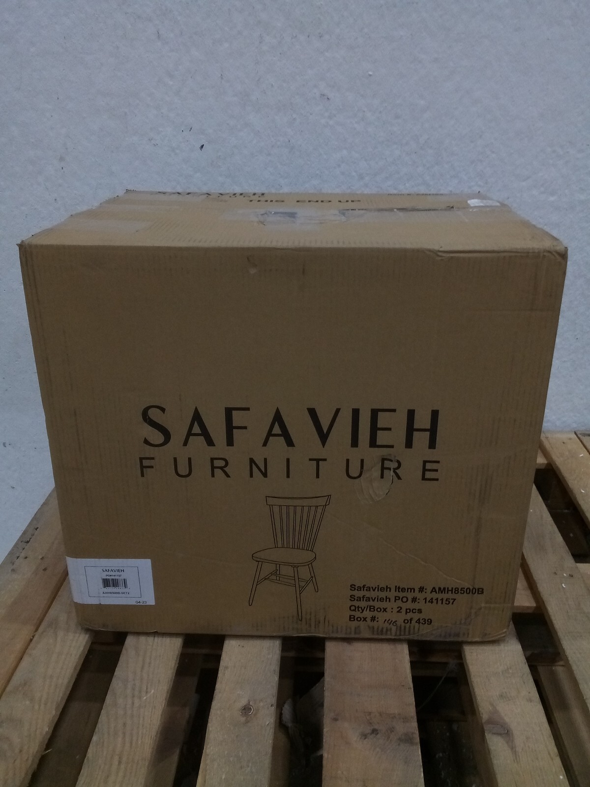Safavieh Spindle Dining Chair ( Set Of 2), Reduced Price 2172722307 AMH8500B