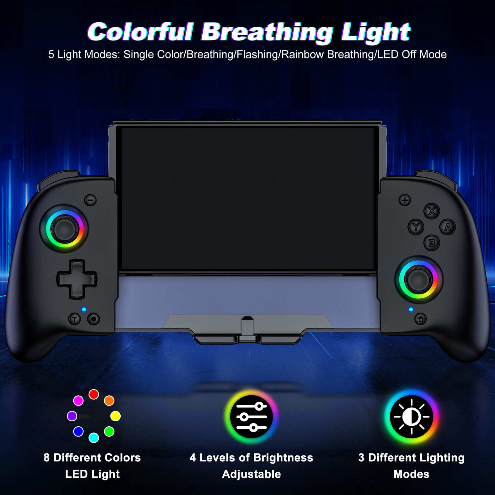 Wireless Joypad Controller,One-Piece Controller for for Nintendo Switch/OLED
