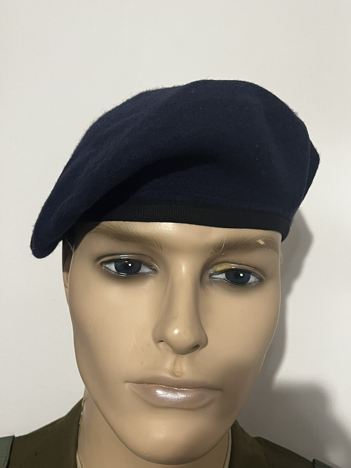Iraq-Vintage Iraqi Air Force Officers Blue Beret  Saddam Hussein Era, Late1980’s