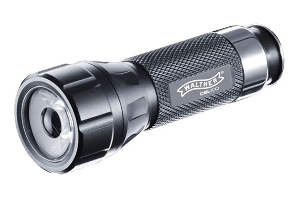 WALTHER FLASHLIGHT Black 80 Lumen Rechargeable With Car Lighter-  2259004