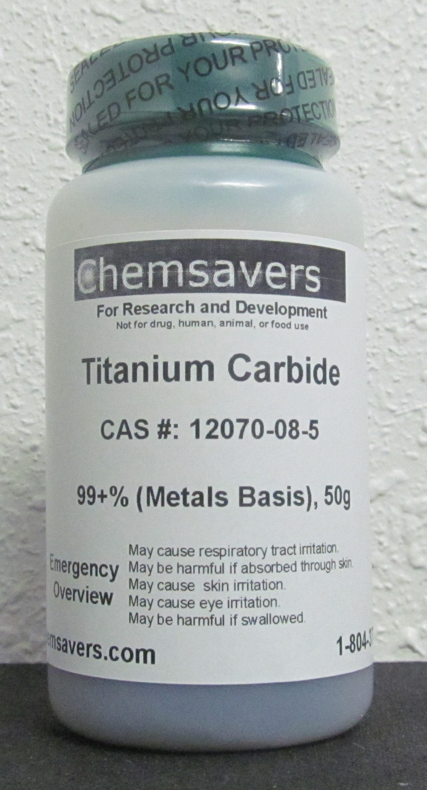 Titanium Carbide, 99+% (Metals Basis), Certified, 50g