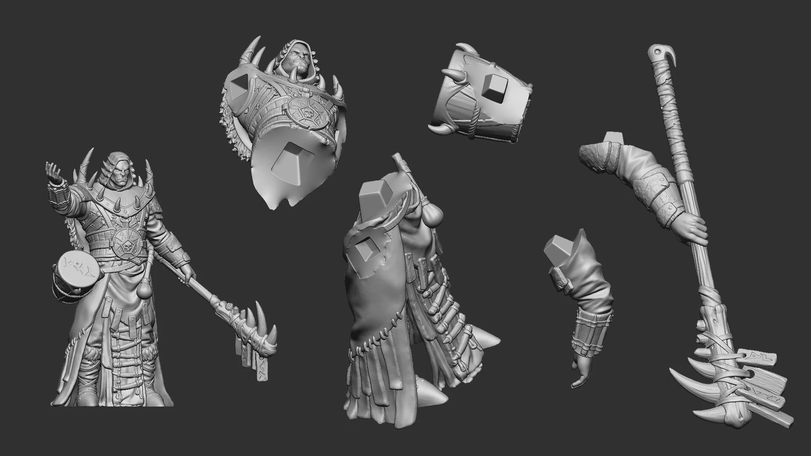 Urgaz The Intimidator - Resin Tabletop Miniature