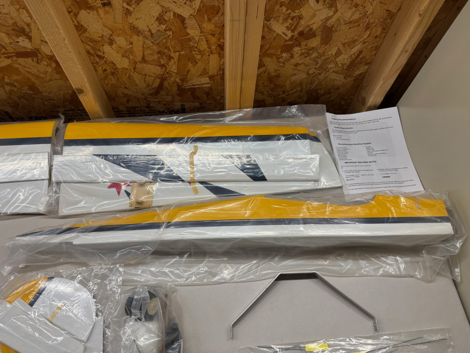 Cedar Hobbies Stick 40 ARF RC Airplane Kit