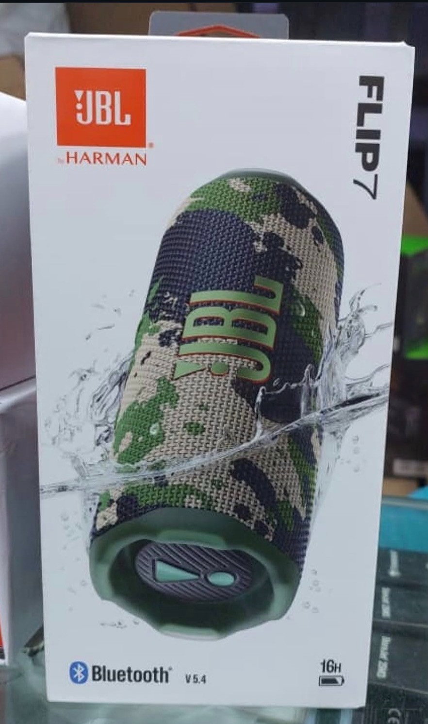 JBL FLIP 6 Portable Waterproof Speaker Camouflage NEW SEALED