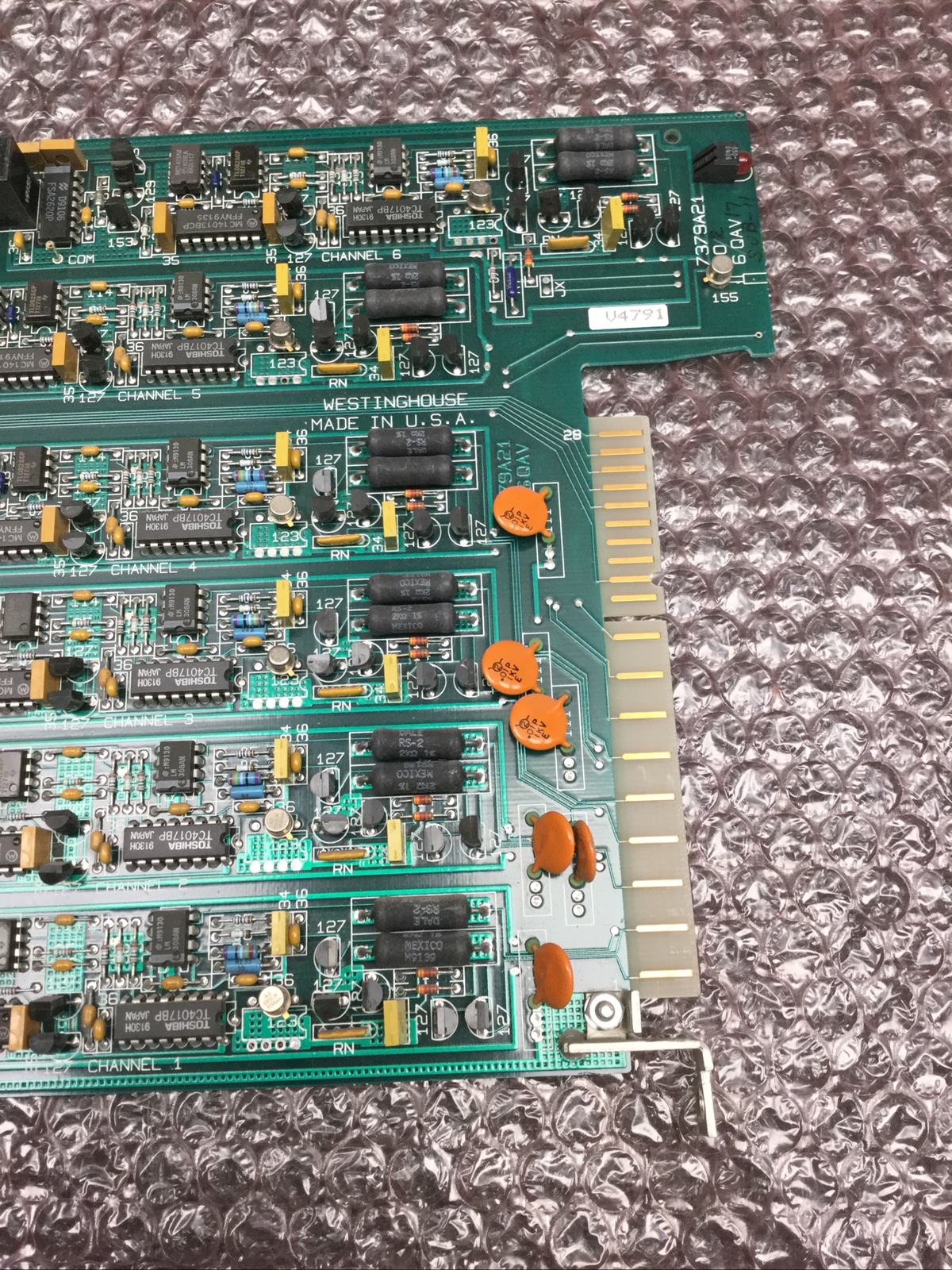 Used Westinghouse 7379A21 G02 Pcb Circuit Board