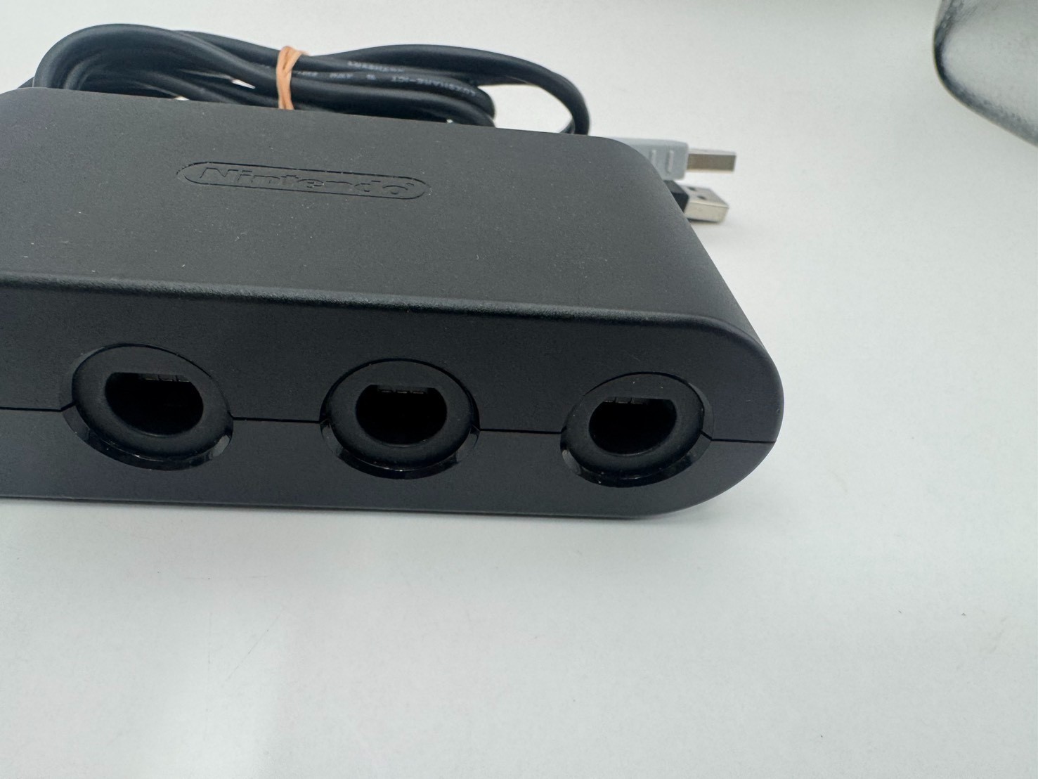 Nintendo Wii U Official OEM GameCube Controller Adapter WUP-028 Switch Tested
