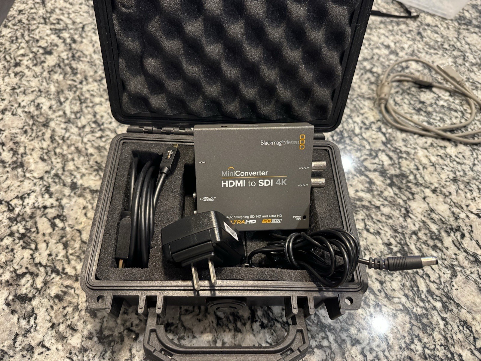 Blackmagic SDI to HDMI Converter With Pelican Case