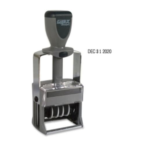 Xstamper Classix Self-inking Stamp - Date Stamp - Black - 1each (xst-40150)