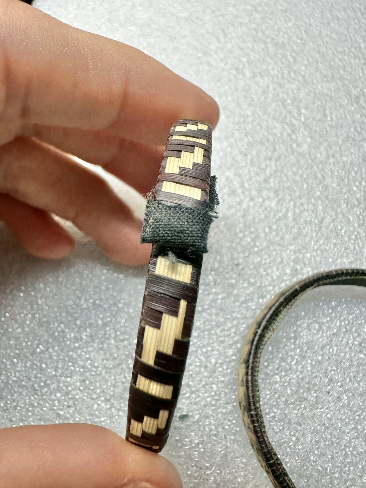 2 Handmade Woven Aztec Bracelets
