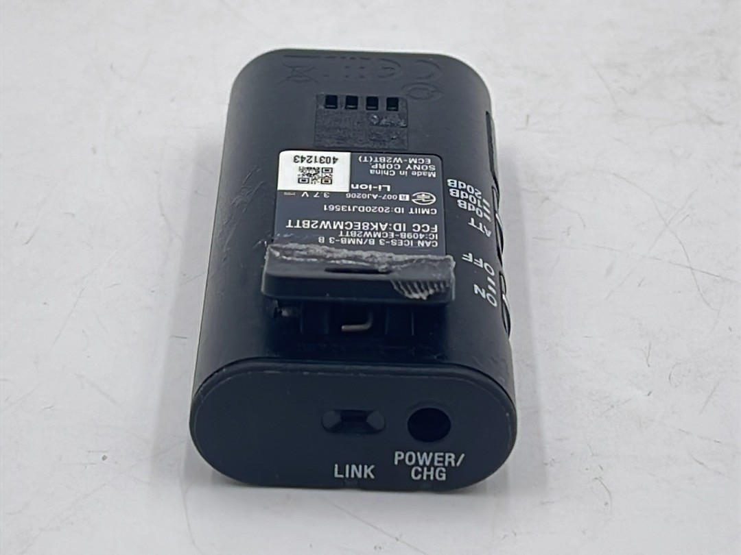 Sony ECM-W2BT Wireless Microphone Transmitter Mic Only - Read