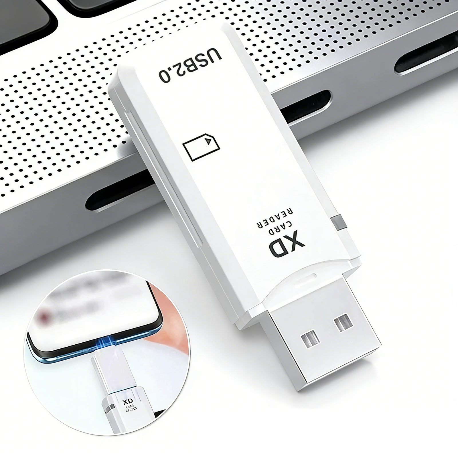 XD Picture Memory Card Reader Writer Adapter USB 2.0 For Olympus Fujifilm Kodak