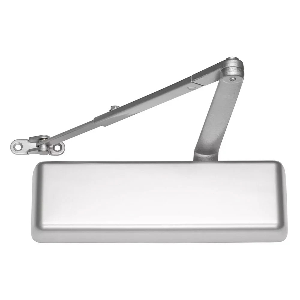 Global Door Controls Heavy Duty Commercial Door Closer in Aluminum - Sizes 1-6