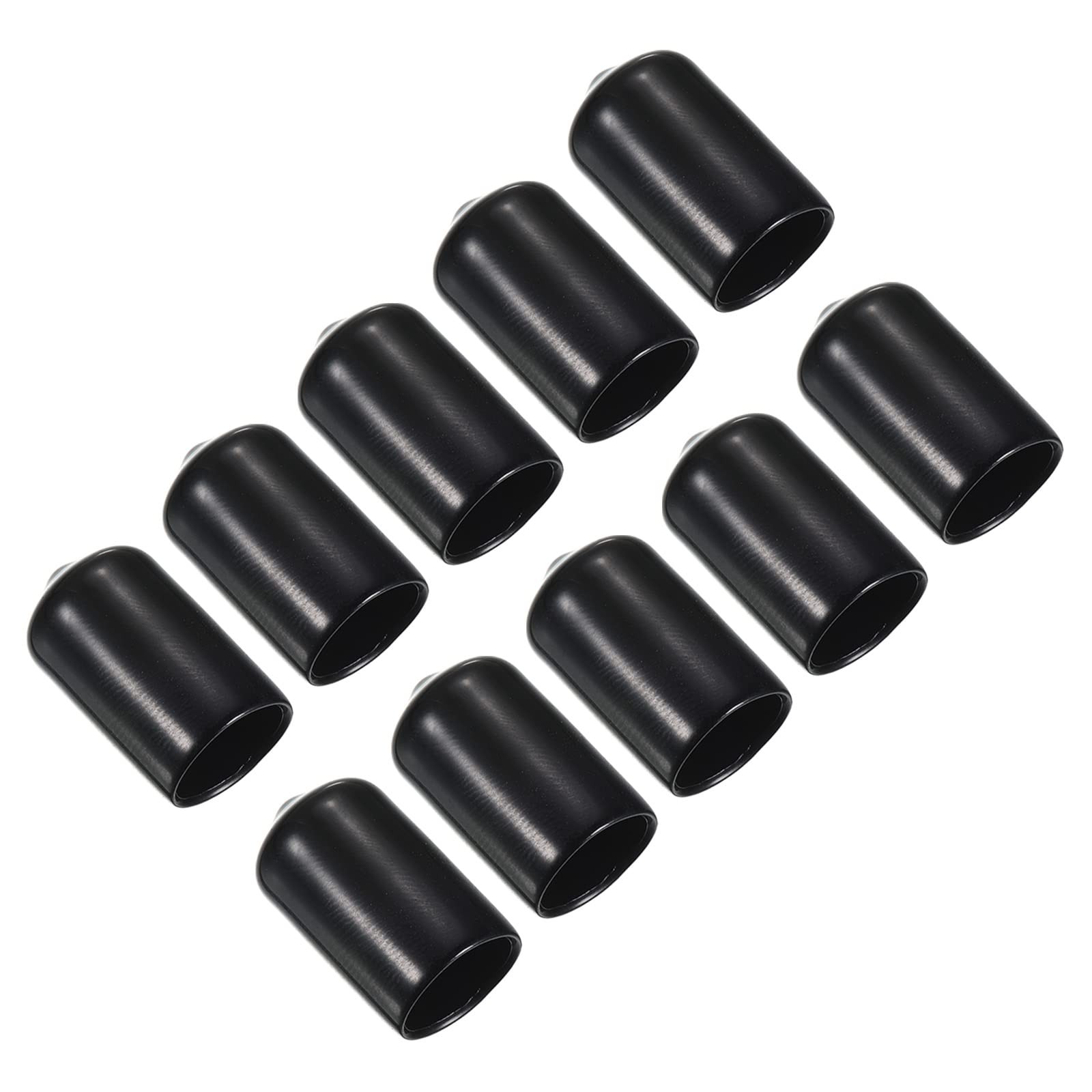 PATIKIL 13mm Pool Tip Cover, 10 Pack Billiard Cue Tip Protector Rubber Pool C...