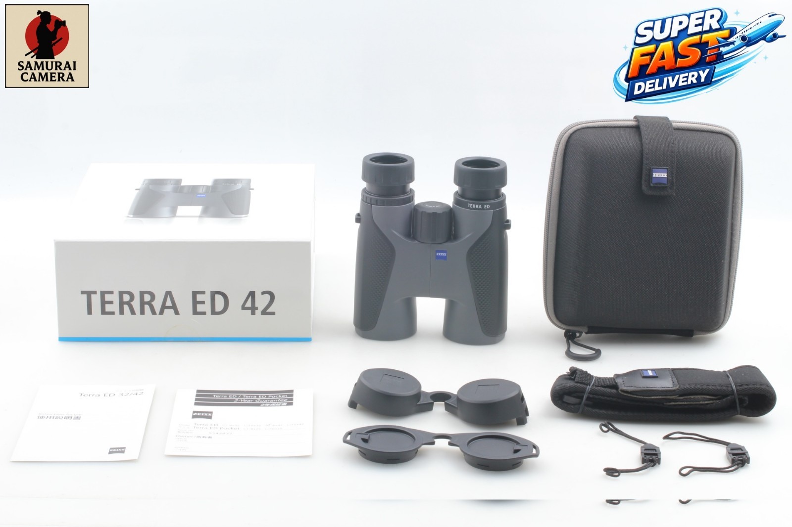 [MINT] Zeiss Terra ED 8x42 Binoculars Gray From JAPAN