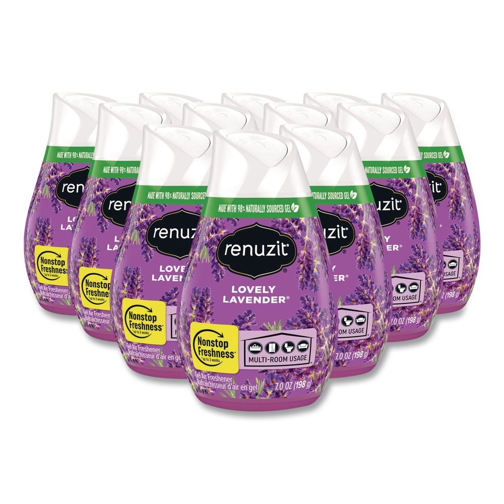 Renuzit 43133CT Adjustables Air Freshener - Lovely Lavender (12/Carton) New