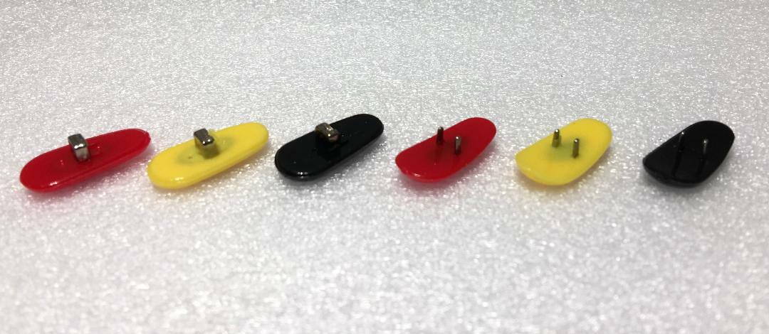 Nose pads for Ray Ban - Ferrari Collection Eyeglass & Sunglasses x1 Pair 15mm