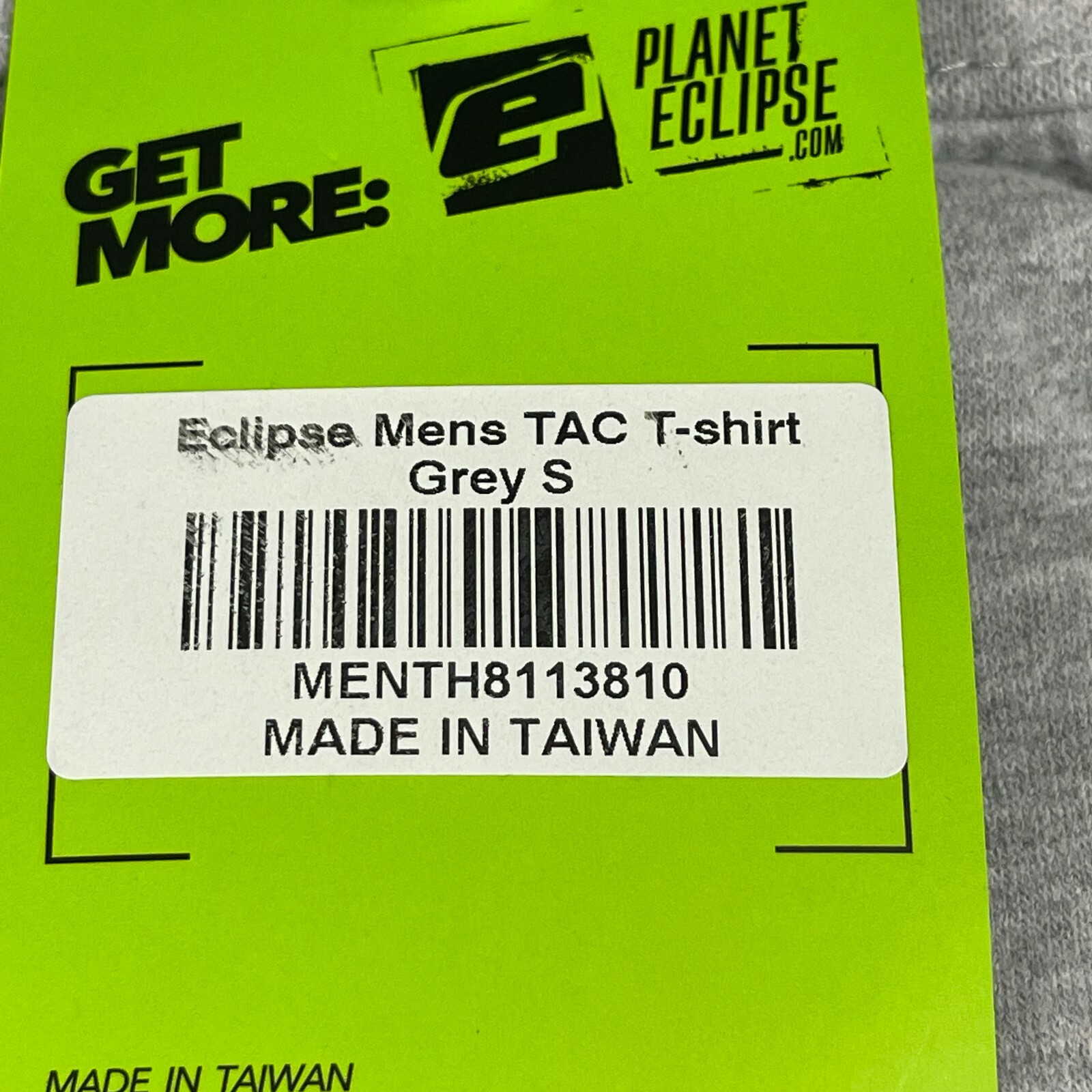 NEW Planet Eclipse Tac Pro-Formance T-Shirt - Grey - Small