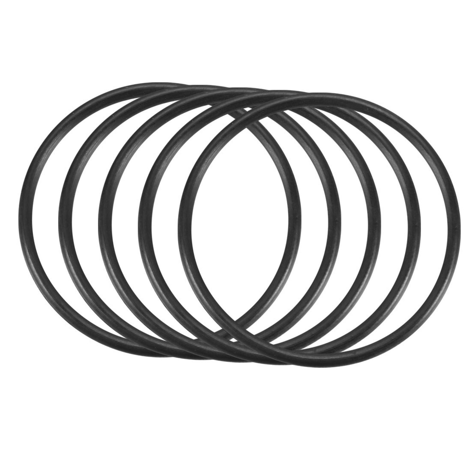 50 Pcs Black 30mm x 1.8mm Oil Resistant Sealing Ring O-shape NBR Rubber Grommets