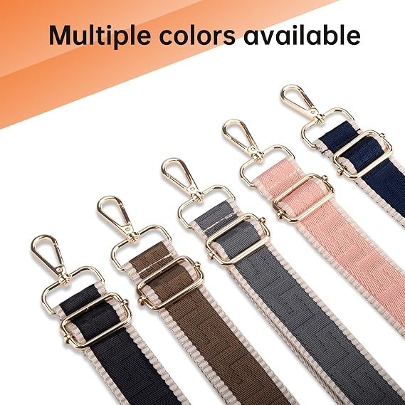 Purse Straps Replacement Crossbody Bag Strap for Purses Adjustable Pink Maze