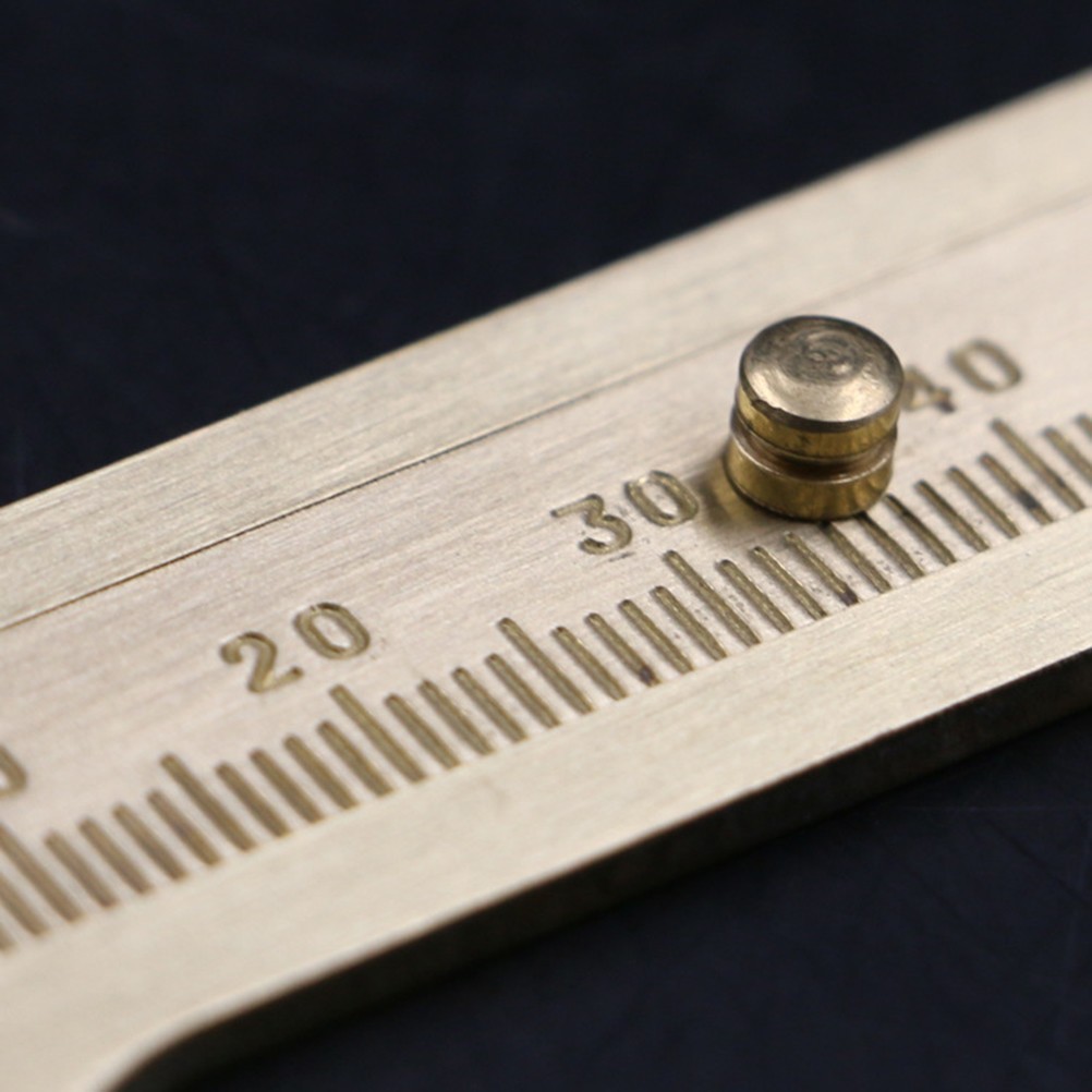 Brass Caliper Sliding Gauge Measuring Tool Mini Size for Jewelry