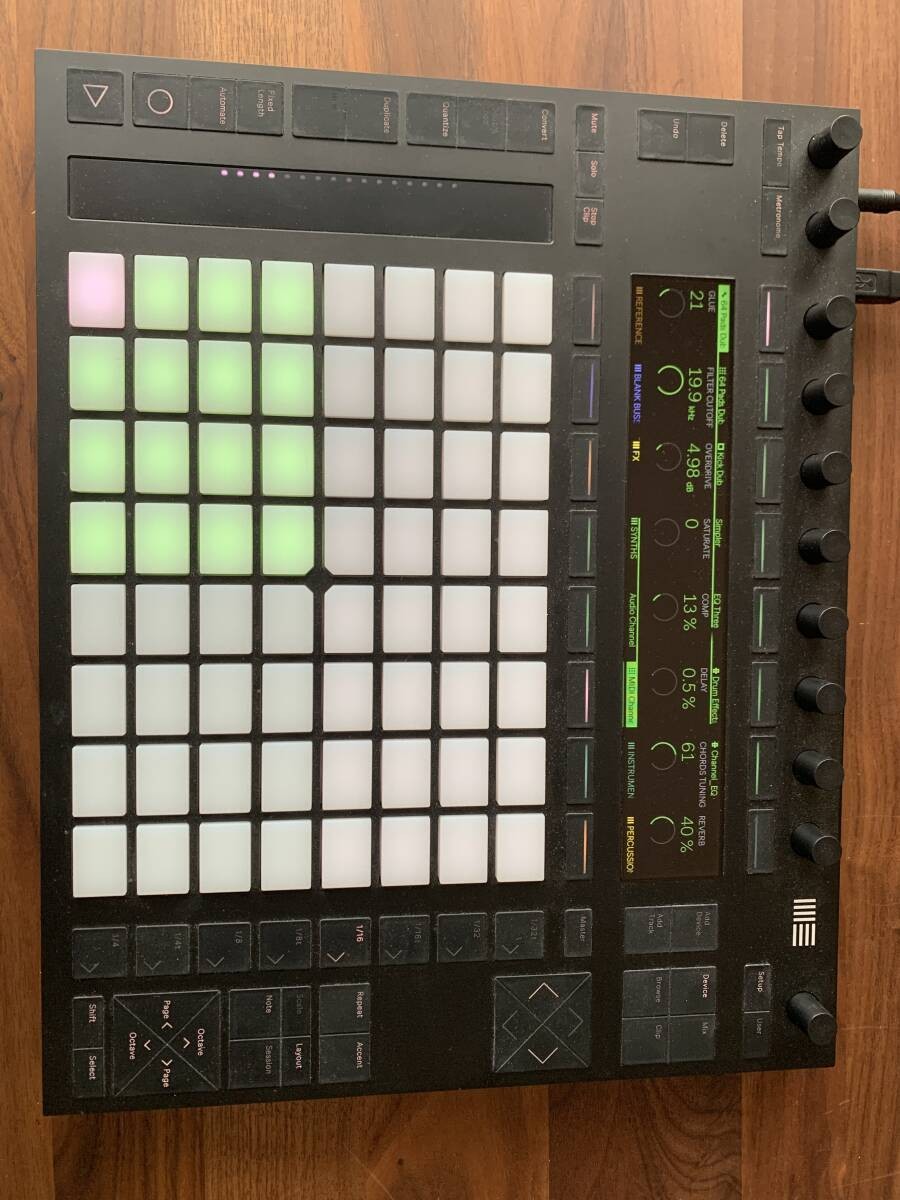 Ableton Push 2 Live Controller w/ Wooden Stand & Curry Cases Cover Tested