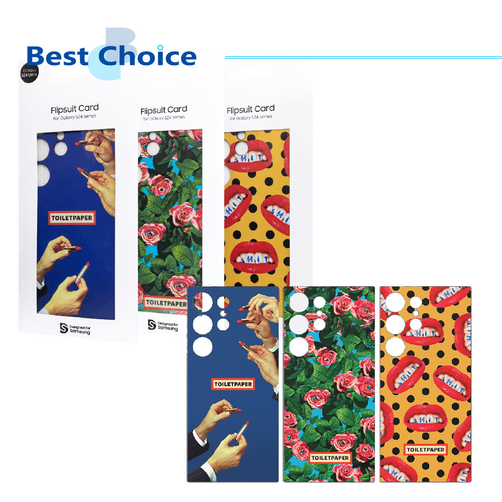 Original Samsung Official TOILETPAPER Flipsuit Card for Galaxy S24 Ultra【TOS928】