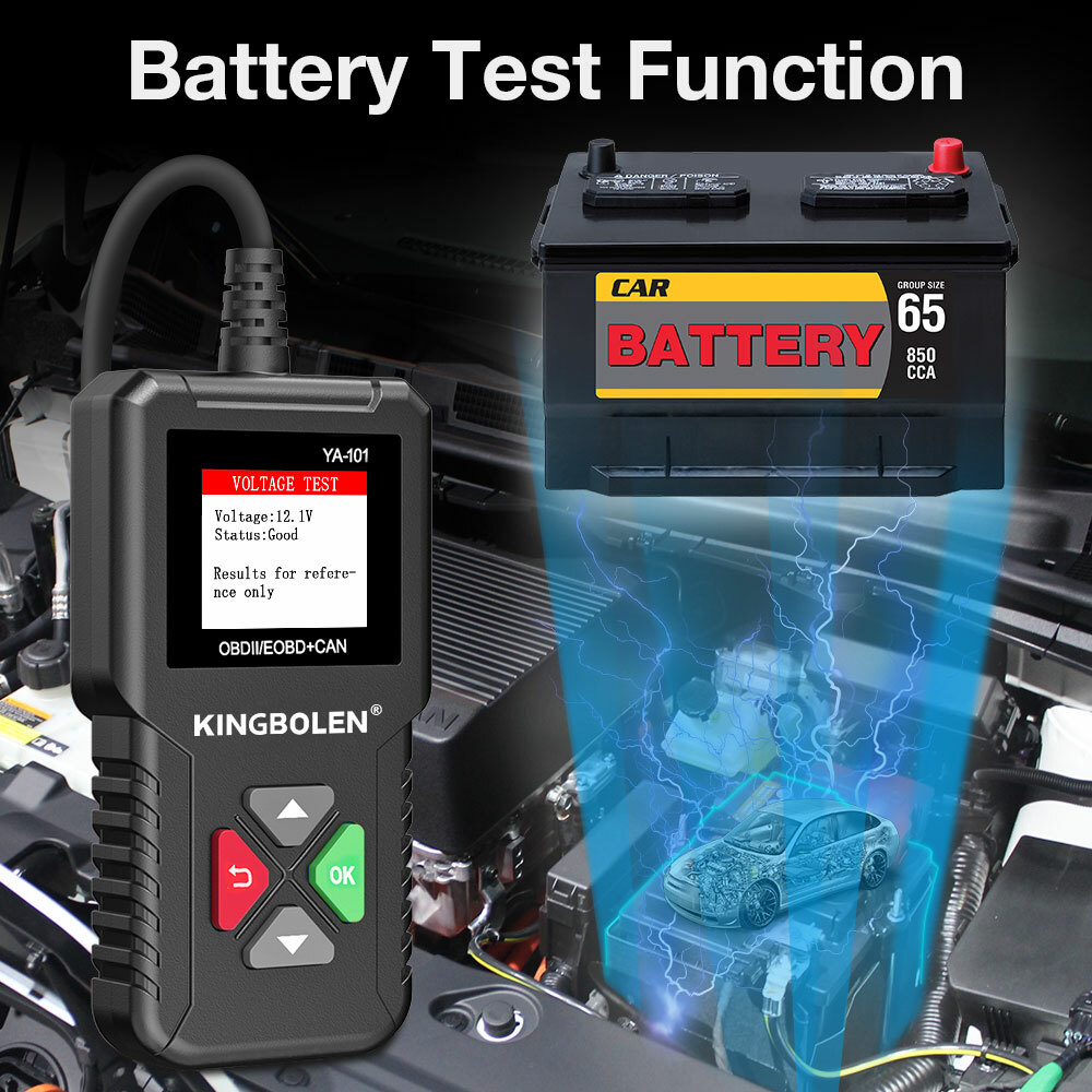 Automotive OBD2 Diagnostic Scanner Car Check Engine Light Tool OBD Code Reader