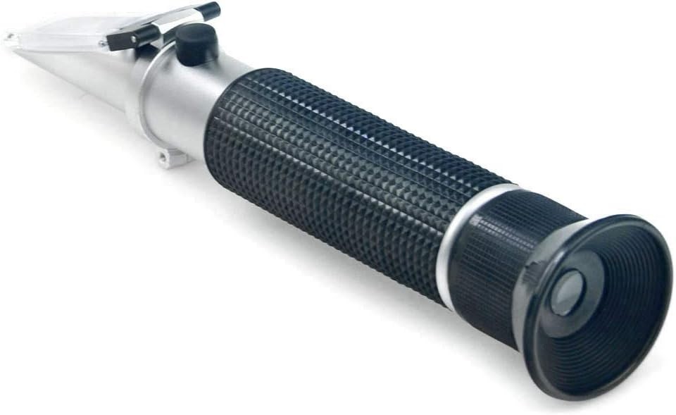 Durable Chrome Salinity Refractometer with Automatic Temperature Compensation