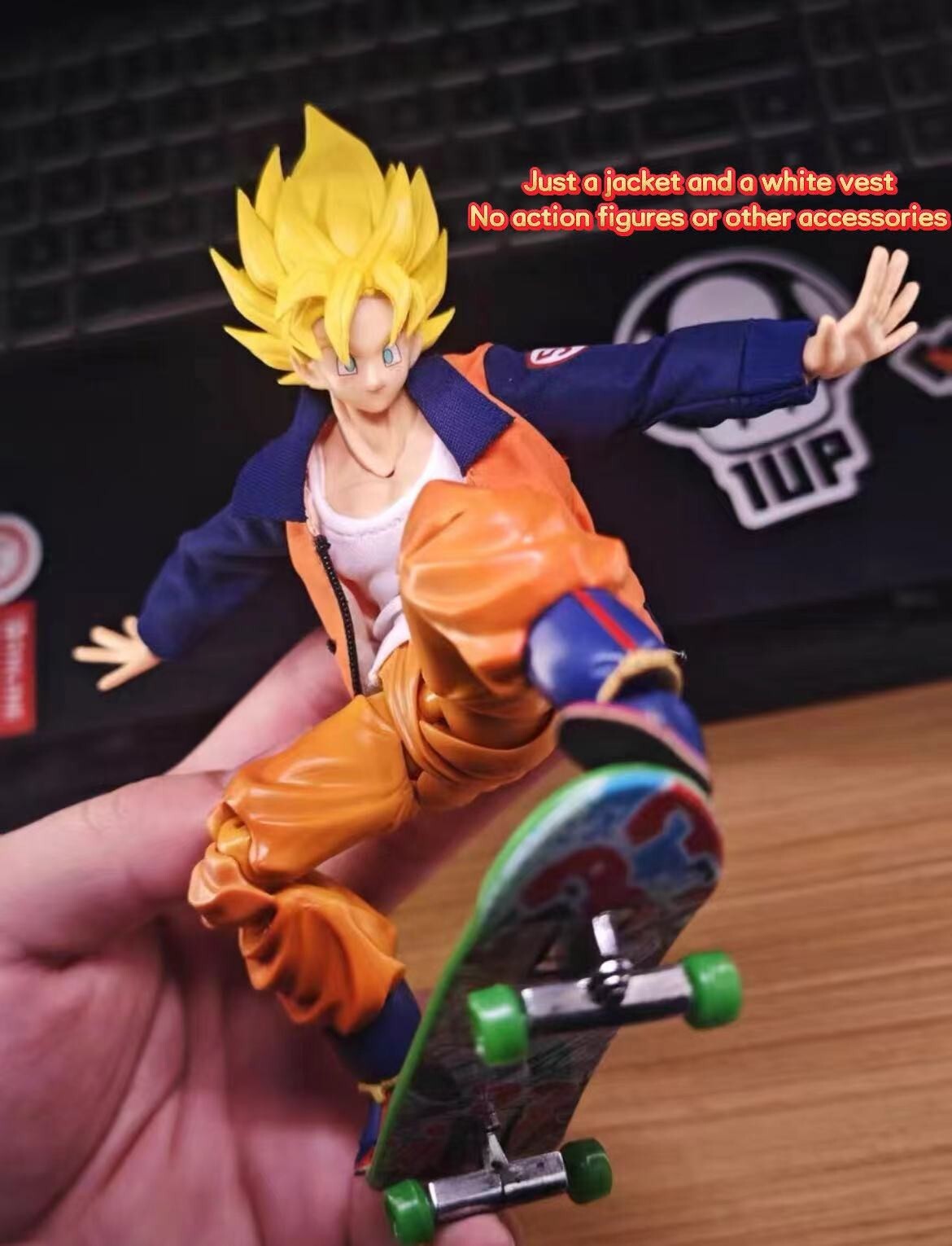custom 1/12 shf full power goku Jacket Set（No Figure）