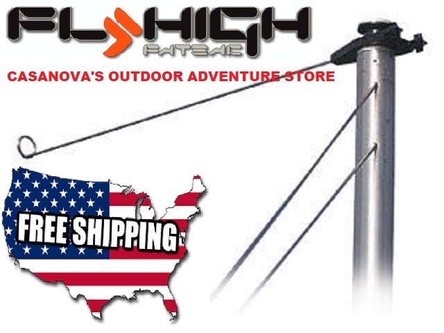 FLY HIGH WAKEBOARD WATERSKI ROPE GUIDE FITS TOWER & EXTENED BOAT PYLON W912 NEW