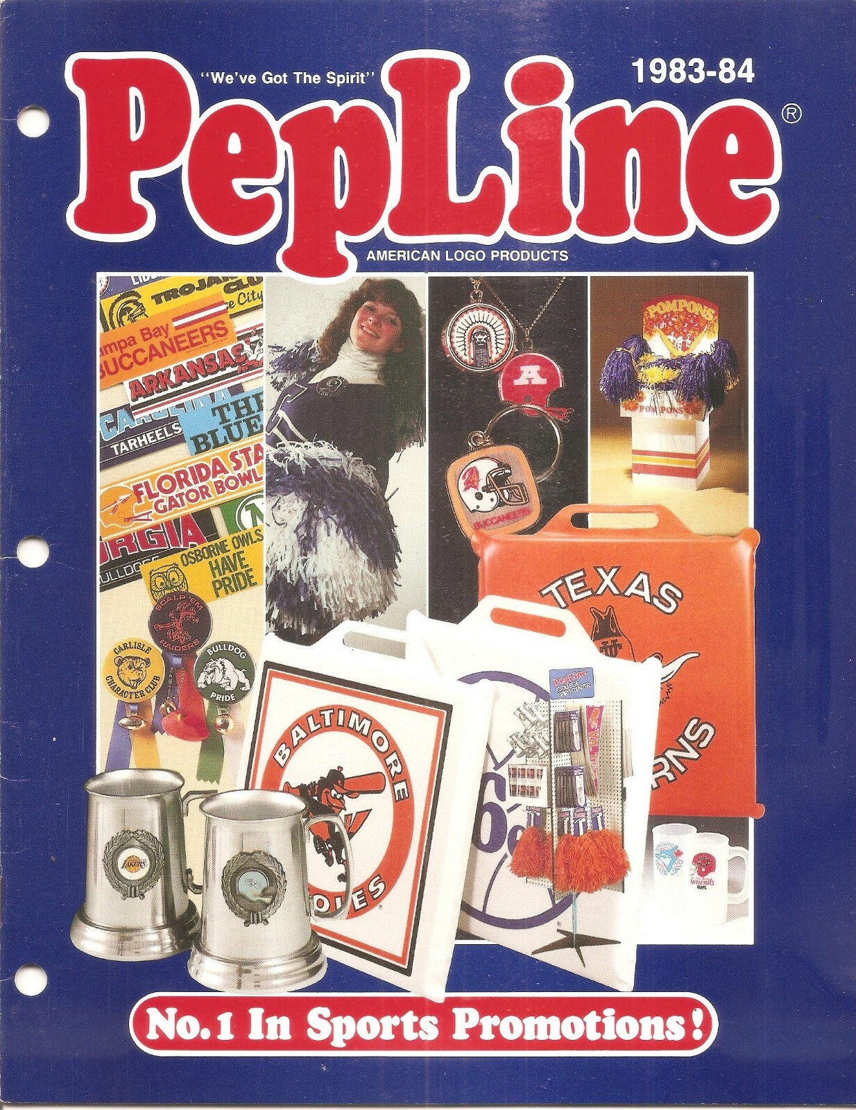 PEPLINE-AMERICAN LOGO PRODUCTS-NO. 1 IN SPORTS PROMOS-1983-84 COMPLETE MAGAZINE