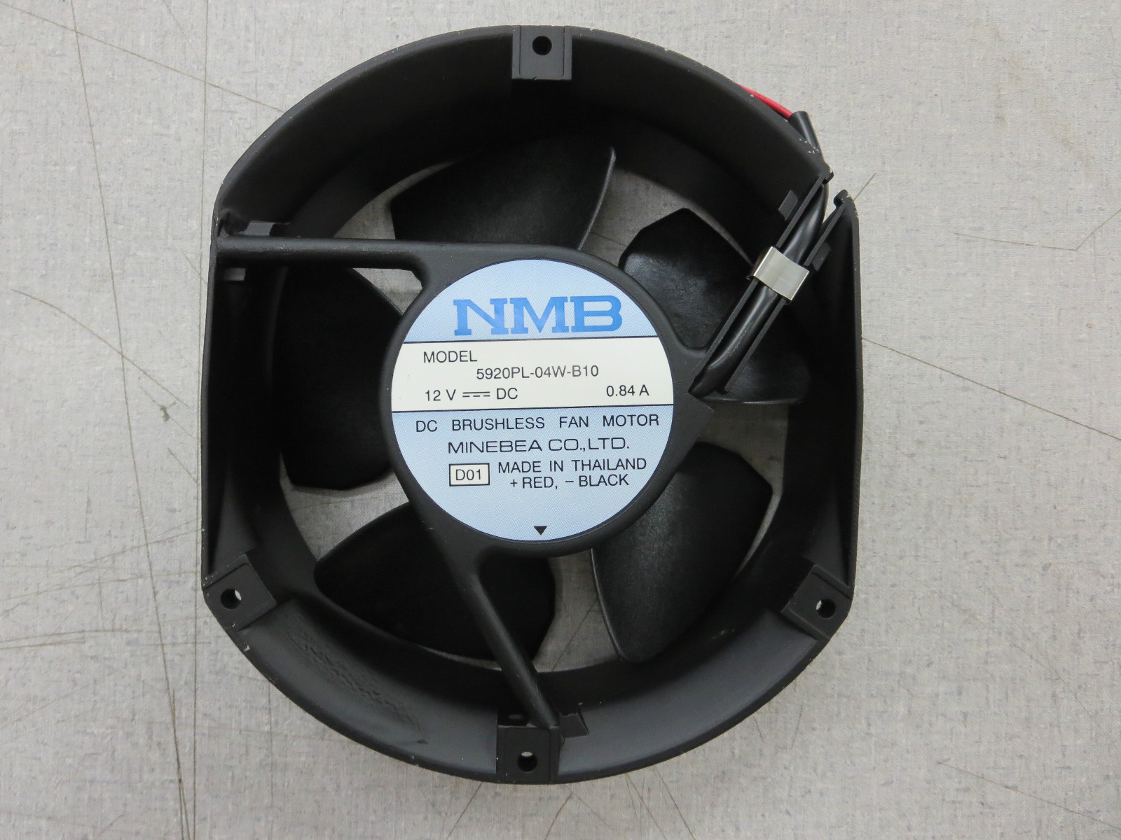 NMB 5920PL-04W-B10 12VDC 0.84A DC Brushless Fan NEW