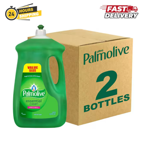 Liquid Dish Soap, Palmolive Original 90 Oz. Green (2-Pack)