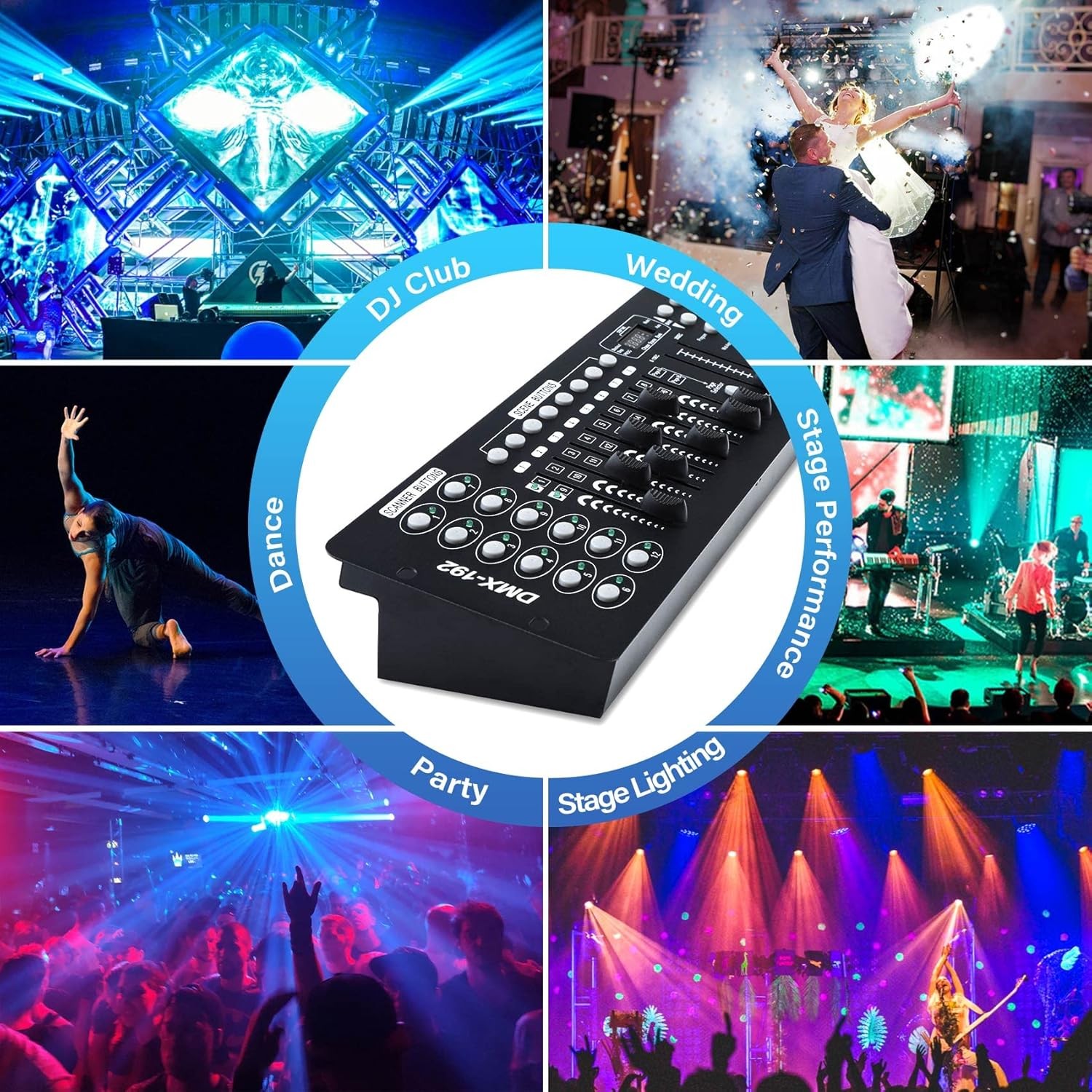 192 DMX DJ Controller DMX Controller DJ Equipment Stage Light Controller