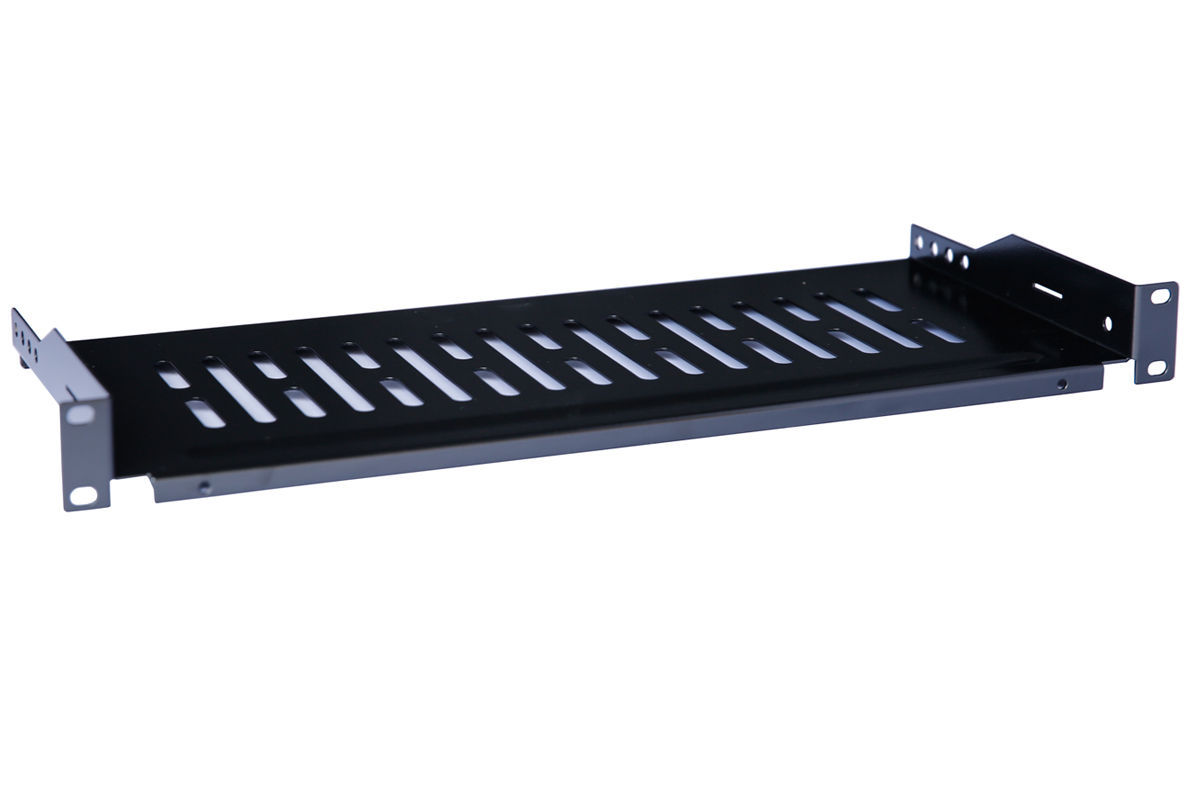 19" 1U 8"(210mm) Deep Cantilever Server Shelf Vented Rack Mount