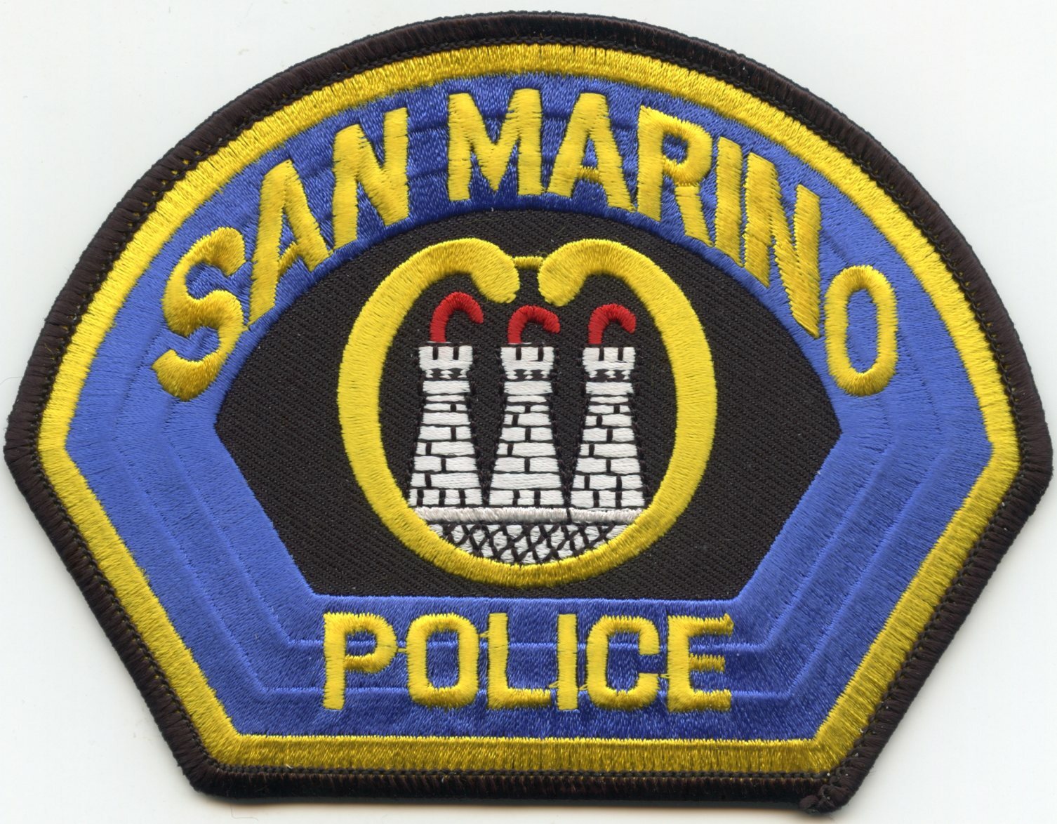 SAN MARINO CALIFORNIA CA POLICE PATCH