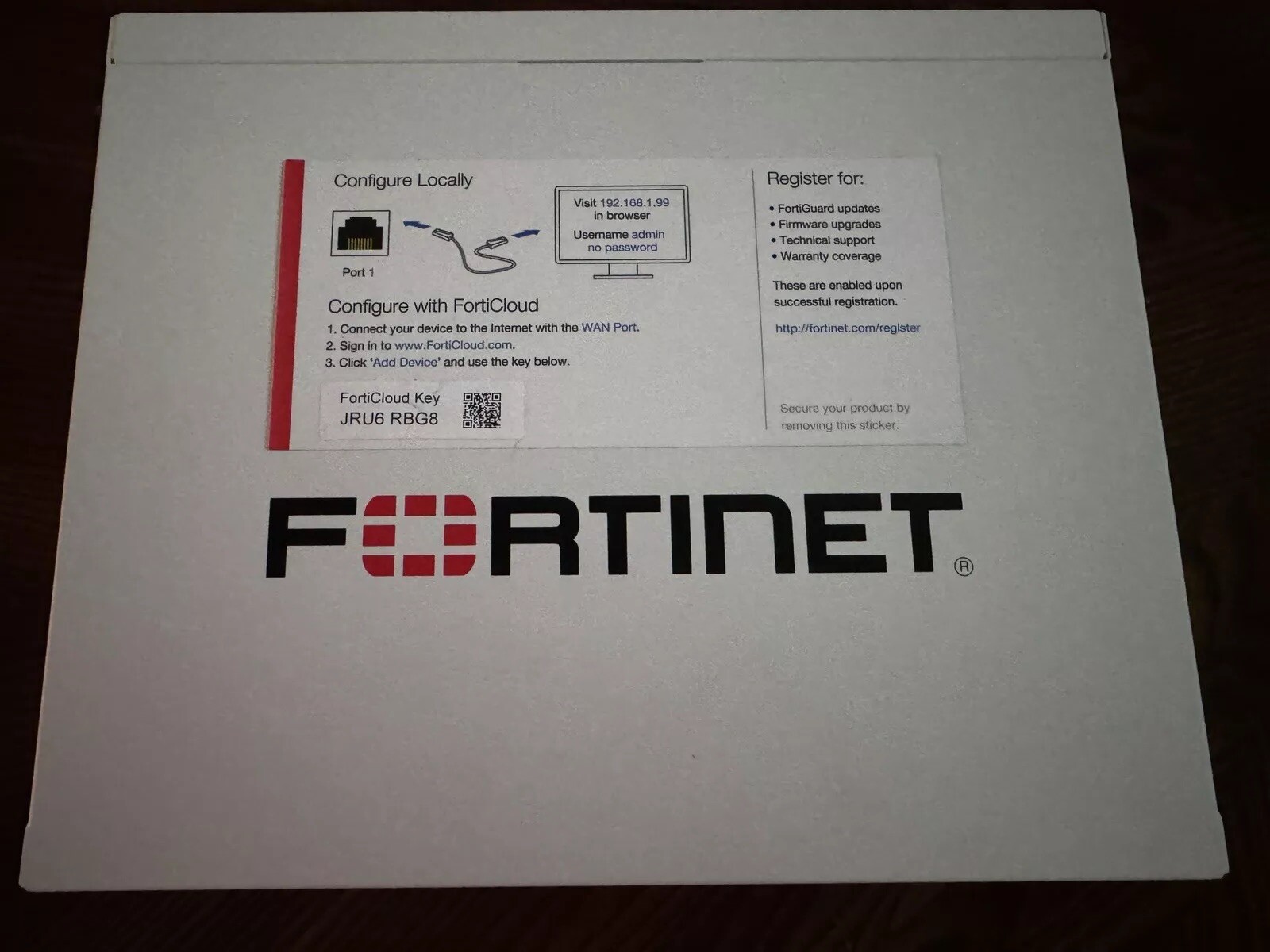 Fortinet FortiGate 80E  Firewall Appliance (FGT80ETK)